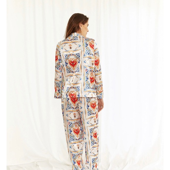 Bella Descanso | NWT Pajama Co-ord Silky Effect Set - Picture 2 of 12